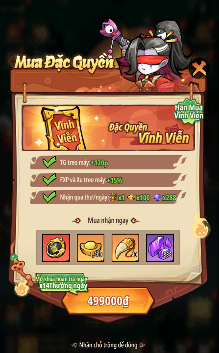 Đặc quyền vĩnh viễn