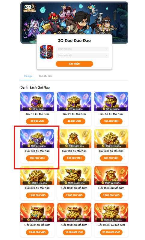 Hướng dẫn tối ưu nạp 200k